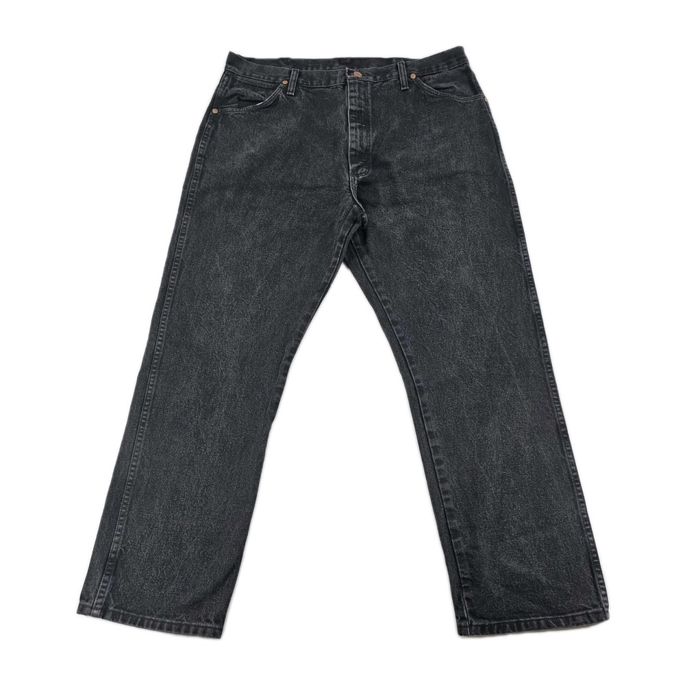 Wrangler Cowboy Cut Original Fit Men's 38x30 Shadow Black Jeans Western 13MWZWK